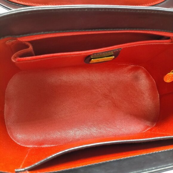 Gucci Vintage Vanity Bag Black Leather mon870-100625 - Picture 10 of 16